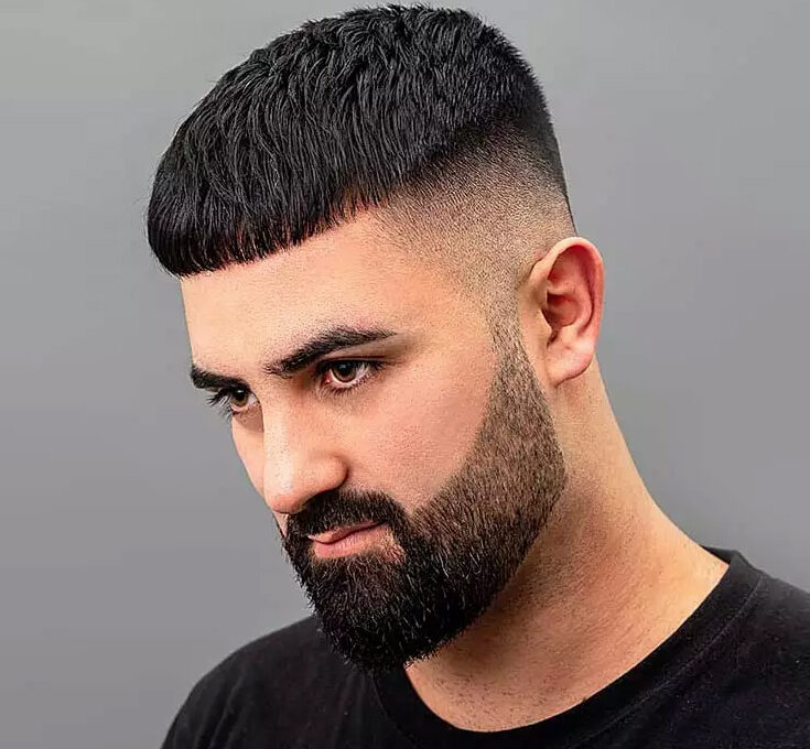 taglio capelli top fade cut uomo tendenze 2025