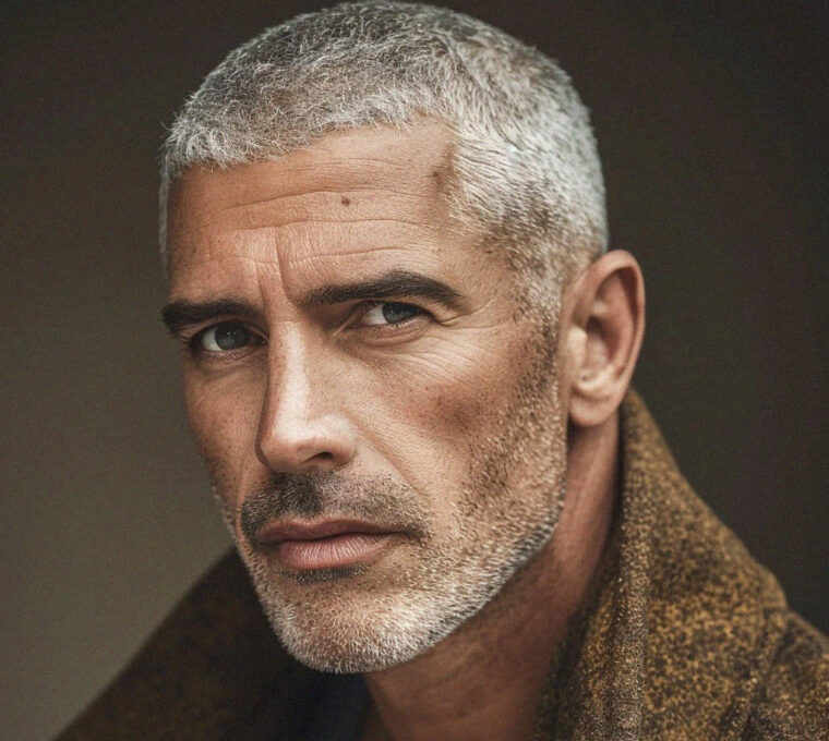 acconciature capelli grigi corti uomo over 50 anni taglio capelli uomo