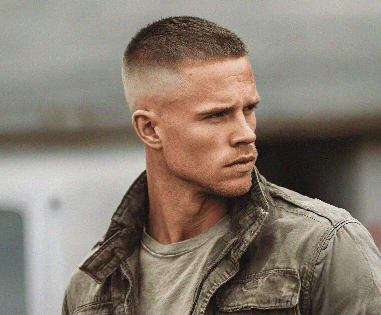 hide receding hairline crew cut acconciature man stempiatura taglio capelli uomo