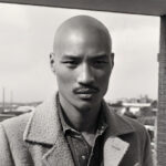 mens haircut bald uomo rasato mustache taglio capelli uomo