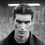 slick back capelli lisci tendenze taglio capelli uomo mens haircut