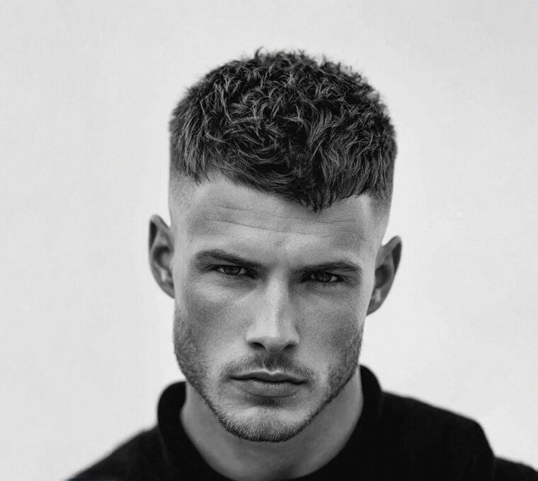 textured crop taglio capelli uomo mens haircut