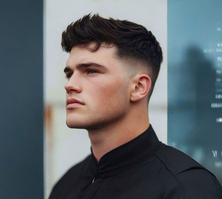 acconciature sfumature mid fade taglio capelli uomo men haircuts