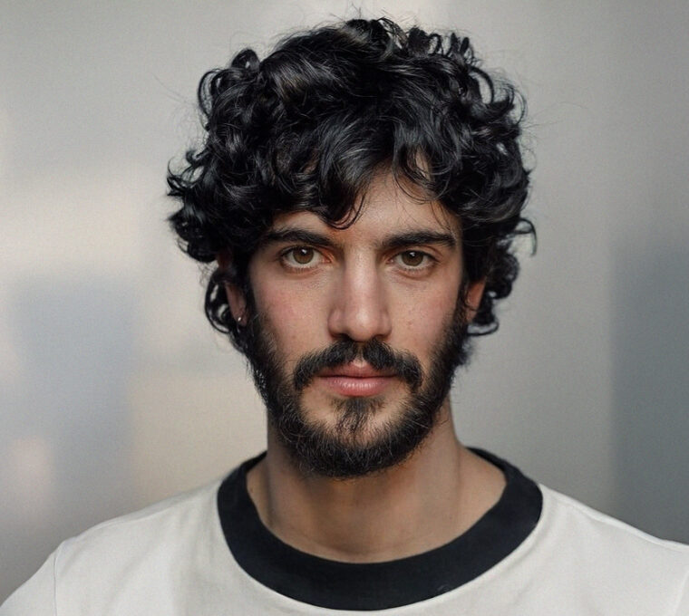 capelli mossi corti wavy hair short acconciature taglio capelli uomo